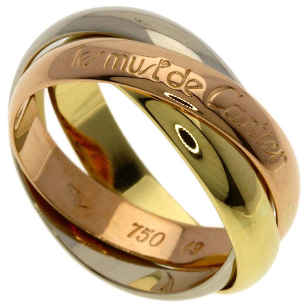 CARTIER 18k Gold Trinity Ring #49